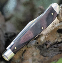 Case Slimeline Trapper 27857 Black & Red Micarta Handle (101048 SS) -Knifeworks Sales Shop 27857.2 27624.1628697891