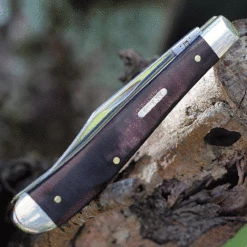 Case Slimeline Trapper 27857 Black & Red Micarta Handle (101048 SS) -Knifeworks Sales Shop 27857.3 69021.1628697891