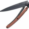 Deejo DEE9GB005 27g Coralwood, 3.15" Matte Z40C13 SS Blade, Coralwood Handle