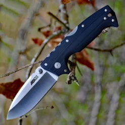 Cold Steel 28DD Demko AD-10, 3.5" S35VN Plain Blade, Black G-10 Handle