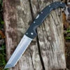 Cold Steel Voyager XL 29AXTS, 5 1/2" Tanto AUS-10A Stonewash Blade, Black Griv-Ex Handle
