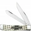 Case Trapper 33700 Chevrolet Embellished Smooth Natural Bone Handle (6254 SS)