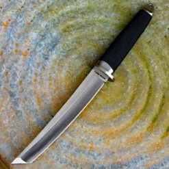 Cold Steel 35AC Magnum Tanto II In San Mai, 7.5" VG-10 Plain Blade, Black Kray-Ex™ Handle