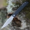 CRKT 3801 LCK+ Liner Lock, Assisted Opening Knife, 3.31" 8Cr13MoV Satin Plain Blade, Glass Reinforced Nylon Handle