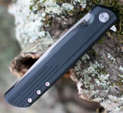 CRKT 3801 LCK+ Liner Lock, Assisted Opening Knife, 3.31" 8Cr13MoV Satin Plain Blade, Glass Reinforced Nylon Handle -Knifeworks Sales Shop 3801.4 38677.1612457502