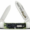 Case Canoe 38193 Pocket Worn® 25th Anniversary Olive Green Bone Handle (62131 SS)