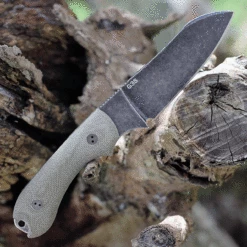 Bradford Guardian 3-3D OD Green Micarta (3.5" Nimbus M390) 3SF-102N -Knifeworks Sales Shop 3SF 102N M390 63856.1628886848