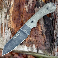 Bradford Guardian3 3D, 3.50" N690 Sheepsfoot Nimbus Blade, OD Green Linen Micarta Handle