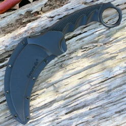 Cold Steel 49KST Steel Tiger Karambit, 4.75" AUS 8 Plain Blade, Black Griv-Ex Handle -Knifeworks Sales Shop 49kst 85746.1566585891
