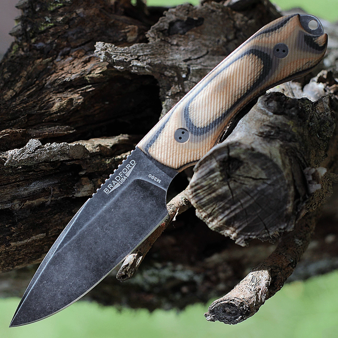 Bradford Guardian 4 - 3D G-Wood Micarta (4.75" Nimbus N690) 4FE-115N 1 Bradford Guardian 4 - 3D G-Wood Micarta (4.75" Nimbus N690) 4FE-115N