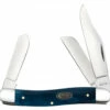 Case Large Stockman 52805 Mediterranean Blue Bone (6347 SS)