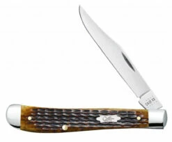 Case Slimline Trapper 52839 Jigged Antique Bone Handle (61048 SS)