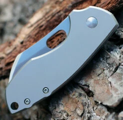 CRKT 5311 Pilar, 2.4" 8Cr13MoV Plain Blade, Stainless Handles -Knifeworks Sales Shop 5311.3 85099.1566585891