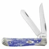 Case Smooth Ultraviolet Mini Trapper, 2.7" Tru-Sharp Stainless, Mirror-Polished Blade, Ultraviolet Bone Smooth Handle