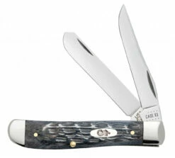 Case Mini Trapper 58414 Pocket Worn Gray Bone Handle CV (6207 CV)