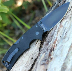 Cold Steel American Lawman 58B, 3.5" S35VN Black Plain Blade, G-10 Handle -Knifeworks Sales Shop 58b.3 30325.1566586011