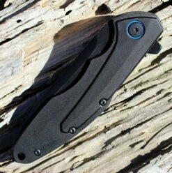 CRKT 6215 Caligo, 3.18" 8Cr13MoV Plain Blade, Black Anodized Aluminum Handle -Knifeworks Sales Shop 6215.3 49327.1566585925