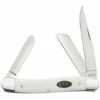 Case Medium Stockman 63961 - White Synthetic Handle (43318 SS)