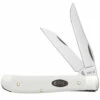 Case Mini Trapper 63965 - White Synthetic Handle (4207W SS)