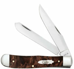 Case Trapper 64060 - Smooth Brown Maple Burl Wood (7254 SS)