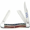 Case 64136 Star Spangled Natural Bone Medium Stockman (6318 SS)