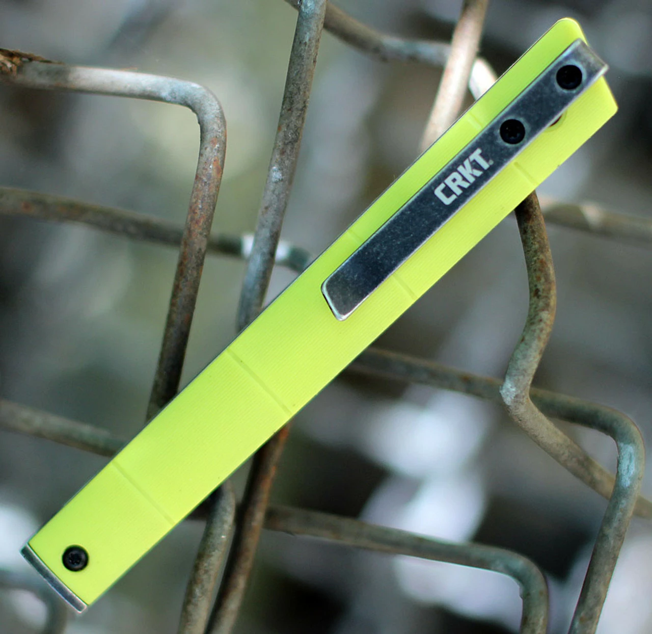 CRKT 7096YGK CEO BAMBOO Linerlock, 3.11" 8Cr13MoV Stonewashed Plain Blade, GRN Handle 4 CRKT 7096YGK CEO BAMBOO Linerlock, 3.11" 8Cr13MoV Stonewashed Plain Blade, GRN Handle - Image 4