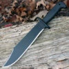 Cold Steel 97SMBWZ Black Bear Bowie Machete, 12" 1055 Plain Blade, Black Polypropylene Handle