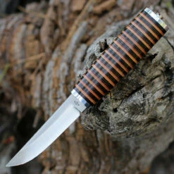 Andersson & Copra Scandinavian Sportsman Model 1 - Stacked Leather (3.54" AEB-L)