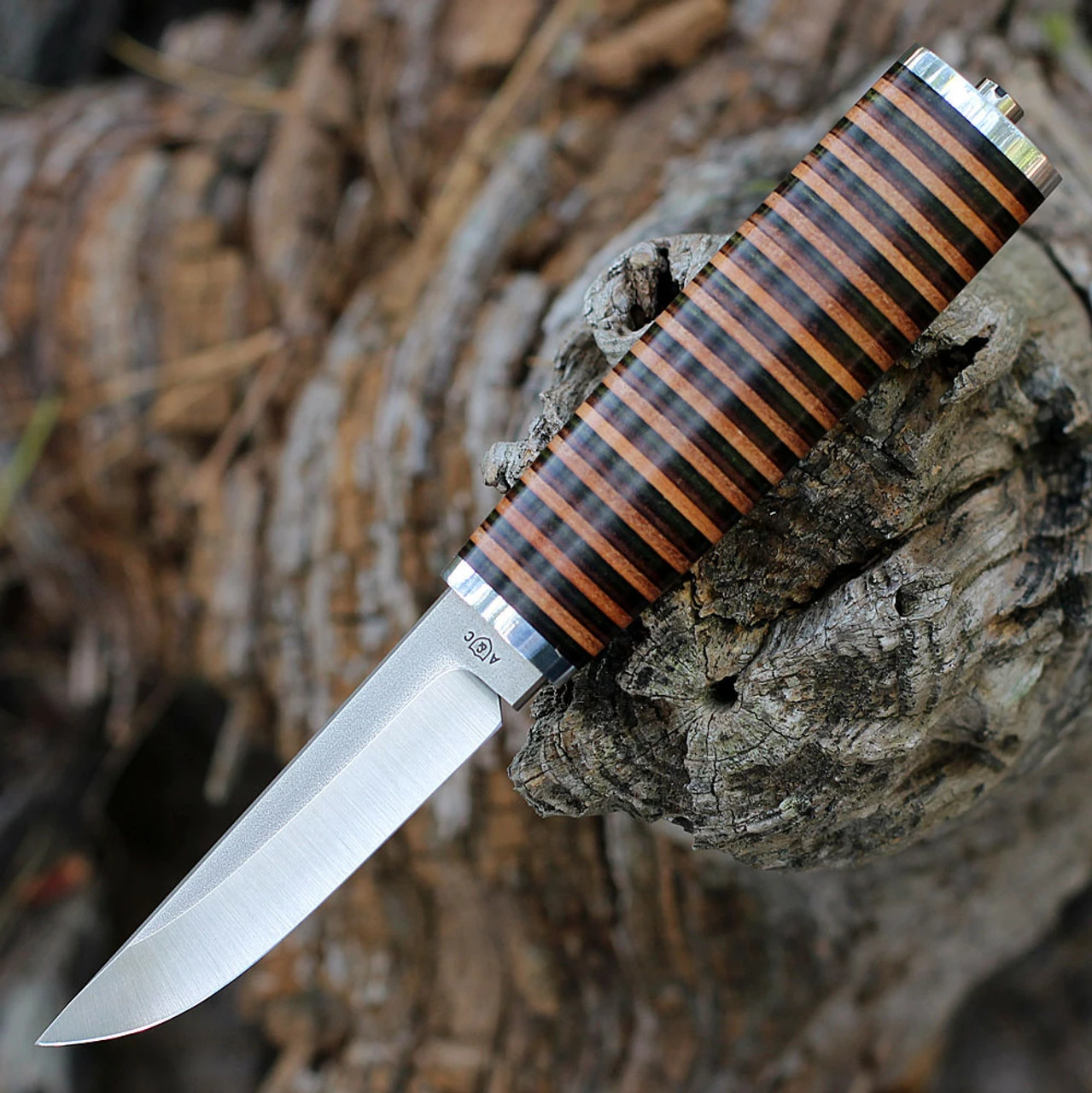 Andersson & Copra Scandinavian Sportsman Model 1 - Stacked Leather (3.54" AEB-L) 1 Andersson & Copra Scandinavian Sportsman Model 1 - Stacked Leather (3.54" AEB-L)