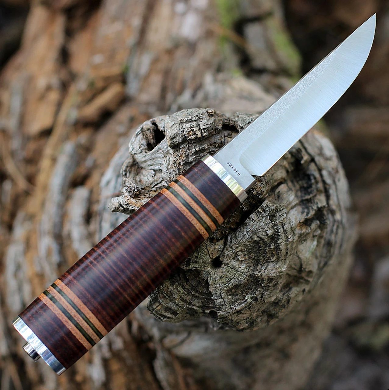 Andersson & Copra Scandinavian Sportsman Model 3 - Stacked Leather (3.54" AEB-L) 3 Andersson & Copra Scandinavian Sportsman Model 3 - Stacked Leather (3.54" AEB-L) - Image 3