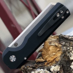 Arcform Slimfoot Automatic - Blk Alum (3.1" 154CM SW Sheepsfoot) ARC-059 -Knifeworks Sales Shop AF34853 99392.1646158315