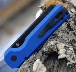 Arcform Slimfoot Automatic - Blue Alum (3.1" 154CM Blk) ARC-071 -Knifeworks Sales Shop AF36470.2 61972.1653160470