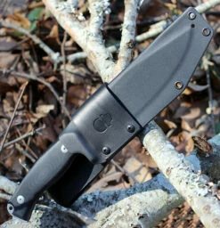 Akeron SFS 001 Fixed Blade By Tony Lopes , 7" N690 Stonewash Plain Blade, Black G10 Handle -Knifeworks Sales Shop AKN001.2 21970.1615313161