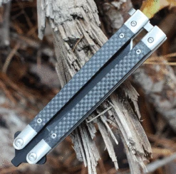 Bear & Son 30th Anniversary Balisong CF (4.1" Black) ANNCF17 5 Bear & Son 30th Anniversary Balisong CF (4.1" Black) ANNCF17 -Knifeworks Sales Shop ANNCF17.2 92600.1629314426