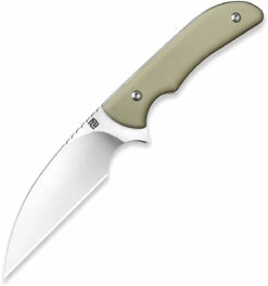 Artisan Cutlery Sea Snake Fixed Blade Knife 1842B-DE, 3.15" AR-RPM9 Satin Wharncliffe Blade, Desert Tan G-10 Handle