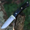 Bark River Classic Drop Point Hunter - Blk Mic (3.7" S45VN) 02176MBC