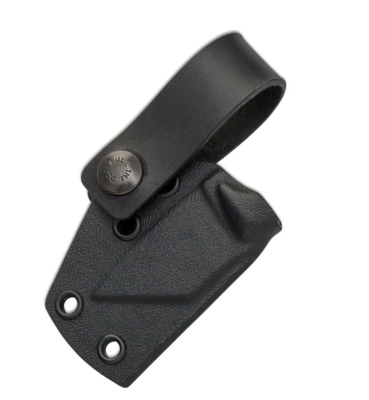 Bastinelli Creations BB Drago Cutter V2 Fixed Blade, 2.00" N690 Stonewashed Blade, Black G-10 Handles, Kydex Sheath 2 Bastinelli Creations BB Drago Cutter V2 Fixed Blade, 2.00" N690 Stonewashed Blade, Black G-10 Handles, Kydex Sheath - Image 2