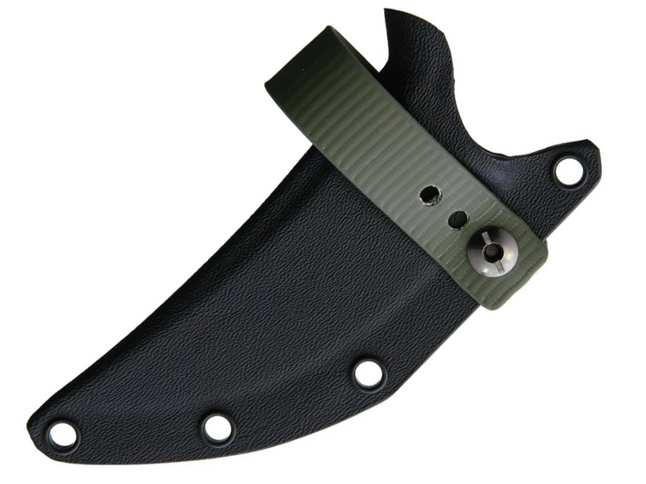 Bastinelli Creations Chopper Fixed Blade BAS233, 3.5" M390 Black PVD Plain Blade, Black G-10 Handle, Black Kydex Sheath 2 Bastinelli Creations Chopper Fixed Blade BAS233, 3.5" M390 Black PVD Plain Blade, Black G-10 Handle, Black Kydex Sheath - Image 2