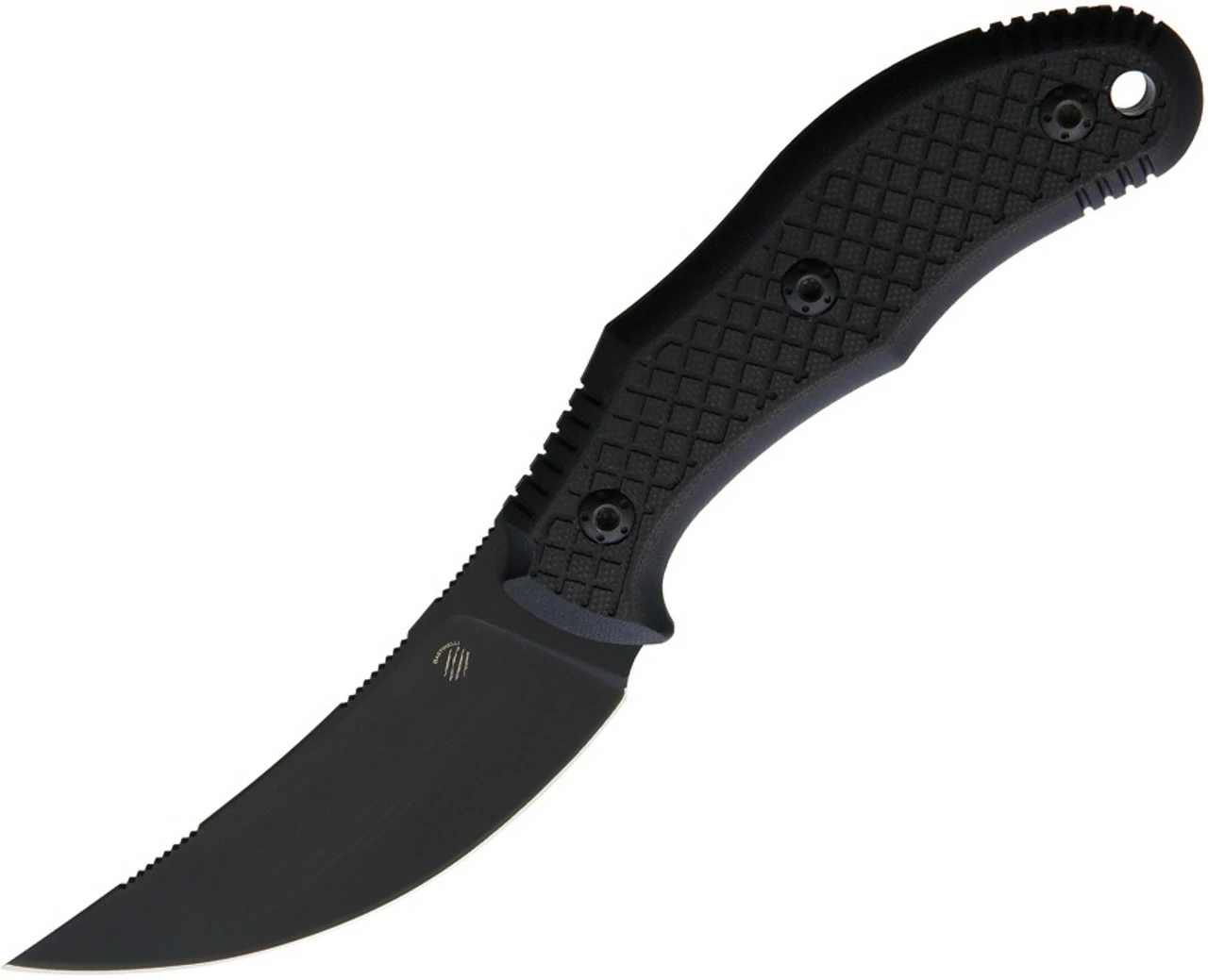 Bastinelli Creations Chopper Fixed Blade BAS233, 3.5" M390 Black PVD Plain Blade, Black G-10 Handle, Black Kydex Sheath 1 Bastinelli Creations Chopper Fixed Blade BAS233, 3.5" M390 Black PVD Plain Blade, Black G-10 Handle, Black Kydex Sheath