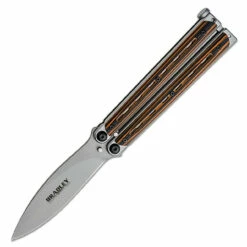 Bradley Kimura Balisong - Orange & Blk G10 (3.8" 154CM BB) BCC909