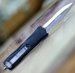 CobraTec Knives Black King Cobra - Blk Aluminum (4" D2 Steel) BLKKCDAG2SS -Knifeworks Sales Shop BLKKCDAG2SS 58125.1611853682