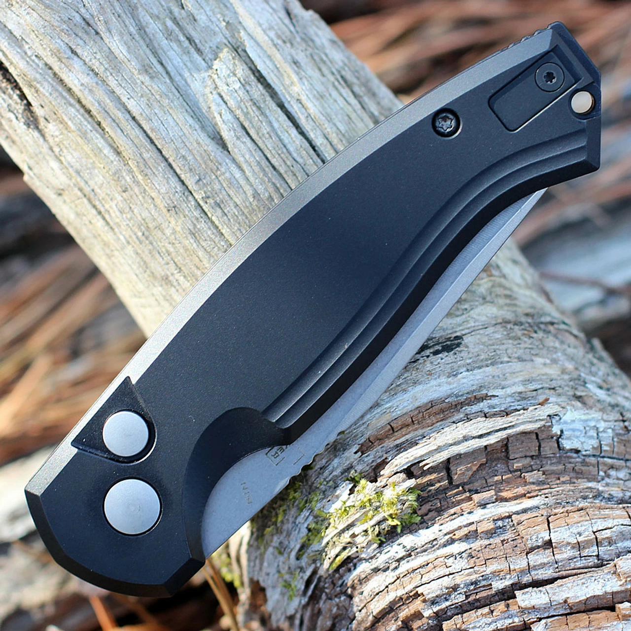 Boker Plus Karakurt Automatic Blk Alum (3.1" 154CM Satin) 01BO363 3 Boker Plus Karakurt Automatic Blk Alum (3.1" 154CM Satin) 01BO363 - Image 3