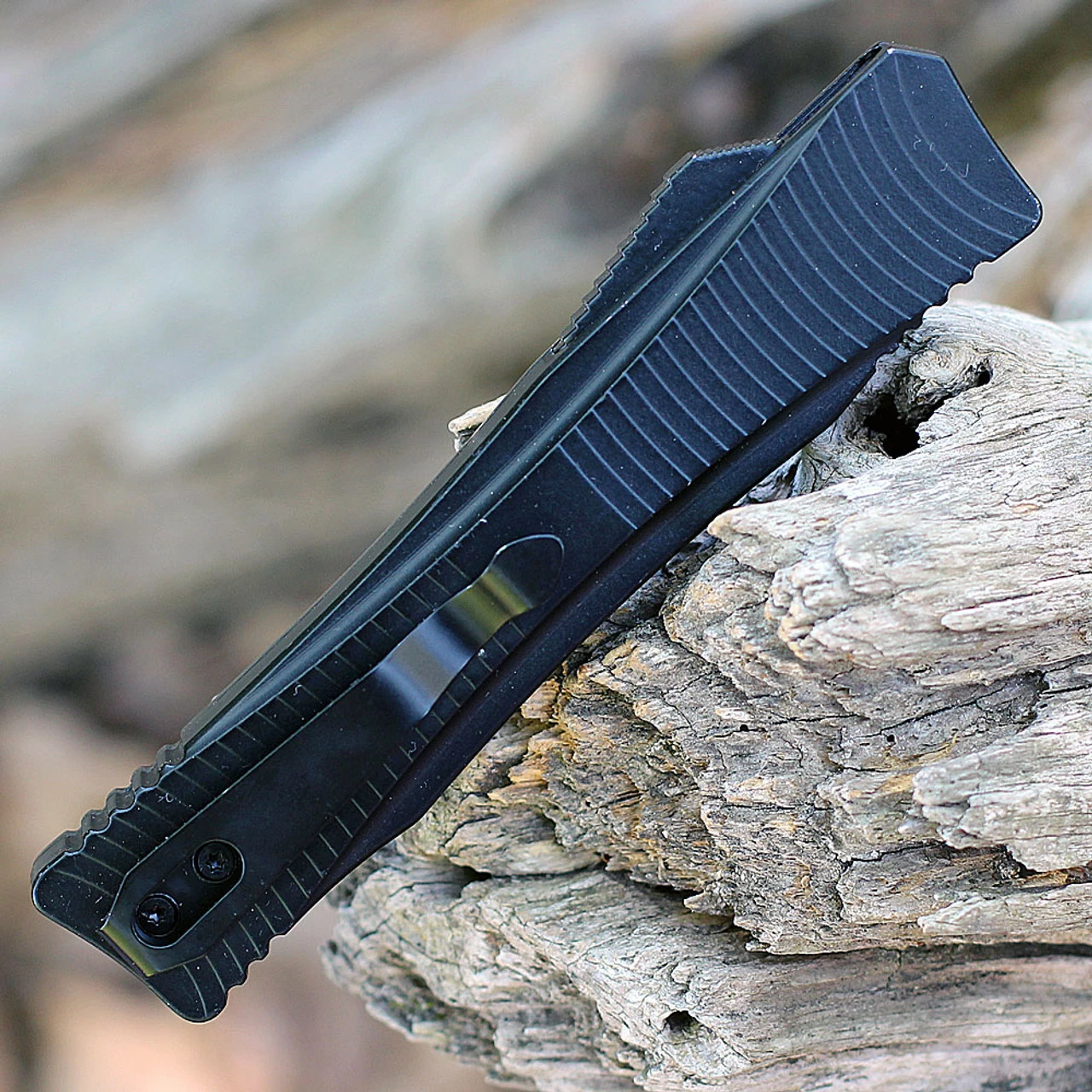 Boker Plus Dagger 2.0 OTF Automatic Blk Alum (3.4" D2 Blk Dagger) 06EX244 4 Boker Plus Dagger 2.0 OTF Automatic Blk Alum (3.4" D2 Blk Dagger) 06EX244 - Image 4