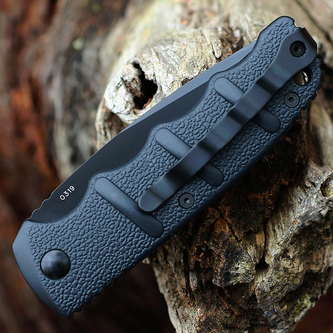 Boker Plus Kalashnikov 74 Automatic - Blk Alum. (3.25" D2 Blk Tanto) 01KALS101N 4 Boker Plus Kalashnikov 74 Automatic - Blk Alum. (3.25" D2 Blk Tanto) 01KALS101N - Image 4