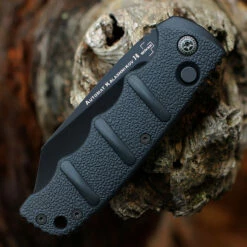 Boker Plus Kalashnikov 74 Automatic - Blk Alum. (3.25" D2 BLK Sheepfoot Blade) 01KALS104N 6 Boker Plus Kalashnikov 74 Automatic - Blk Alum. (3.25" D2 BLK Sheepfoot Blade) 01KALS104N -Knifeworks Sales Shop BOKAKALS104N.4 01399.1646854645