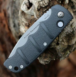 Boker Plus Kalashnikov 74 Automatic - Blk Alum. (3.25" D2 SL) 01KALS93N -Knifeworks Sales Shop BOKAKALS93N.3 26119.1646853167