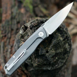 Boker Plus Connector Framelock Gray Ti (3" S35VN Satin) 01BO353 -Knifeworks Sales Shop BOP01BO353 60933.1651600306