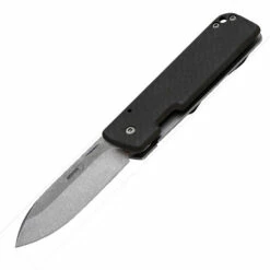 Boker Plus Lancer 42 - Black CF (2.87" D2 SW) 01BO467