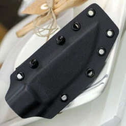 Boker Plus Little Rok - Brown Micarta (4" SK-85 Blk) Blk Kydex 02BO026 -Knifeworks Sales Shop BOP02BO026.2 59545.1646838044