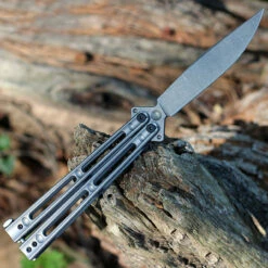 Boker Plus Papillon Buterfly Knife Stainless Steel (4.25" D2 ) 06EX111 -Knifeworks Sales Shop BOP06EX111 14487.1660664905